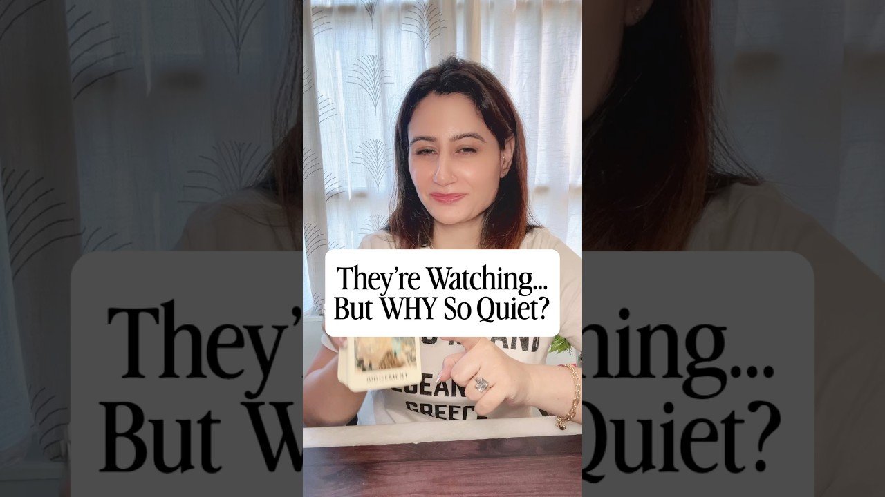 No momento, você está visualizando They’re WATCHING but why so QUIET?🤫 #tarot #tarotreading #tarotcards
