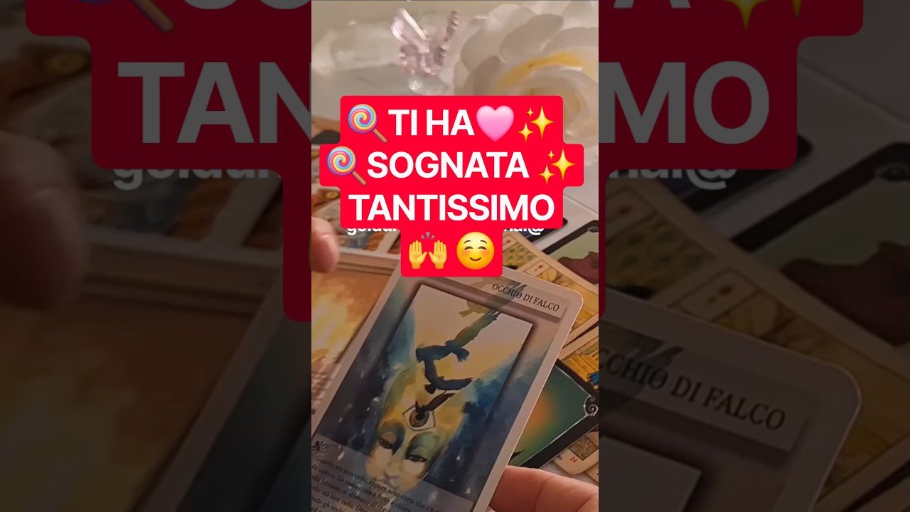 No momento, você está visualizando Ti ha Sognata Tantissimo ❤️ #shorts #tarot #tarocchi #goldunicornart