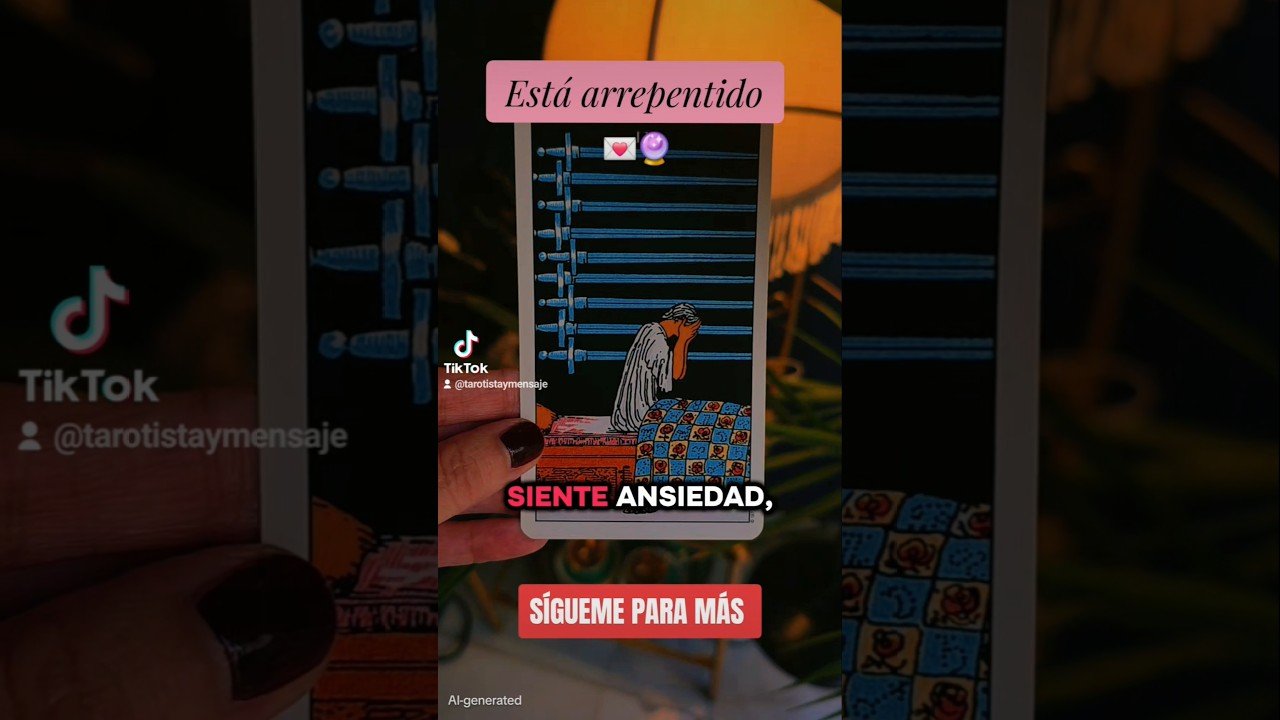 No momento, você está visualizando Tú ex está arrepentido💌🔮#tarot #mensajes #parati