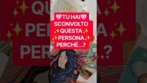 Leia mais sobre o artigo Tu hai Sconvolto questa persona perché…❤️#shorts #tarocchi #tarot #goldunicornart
