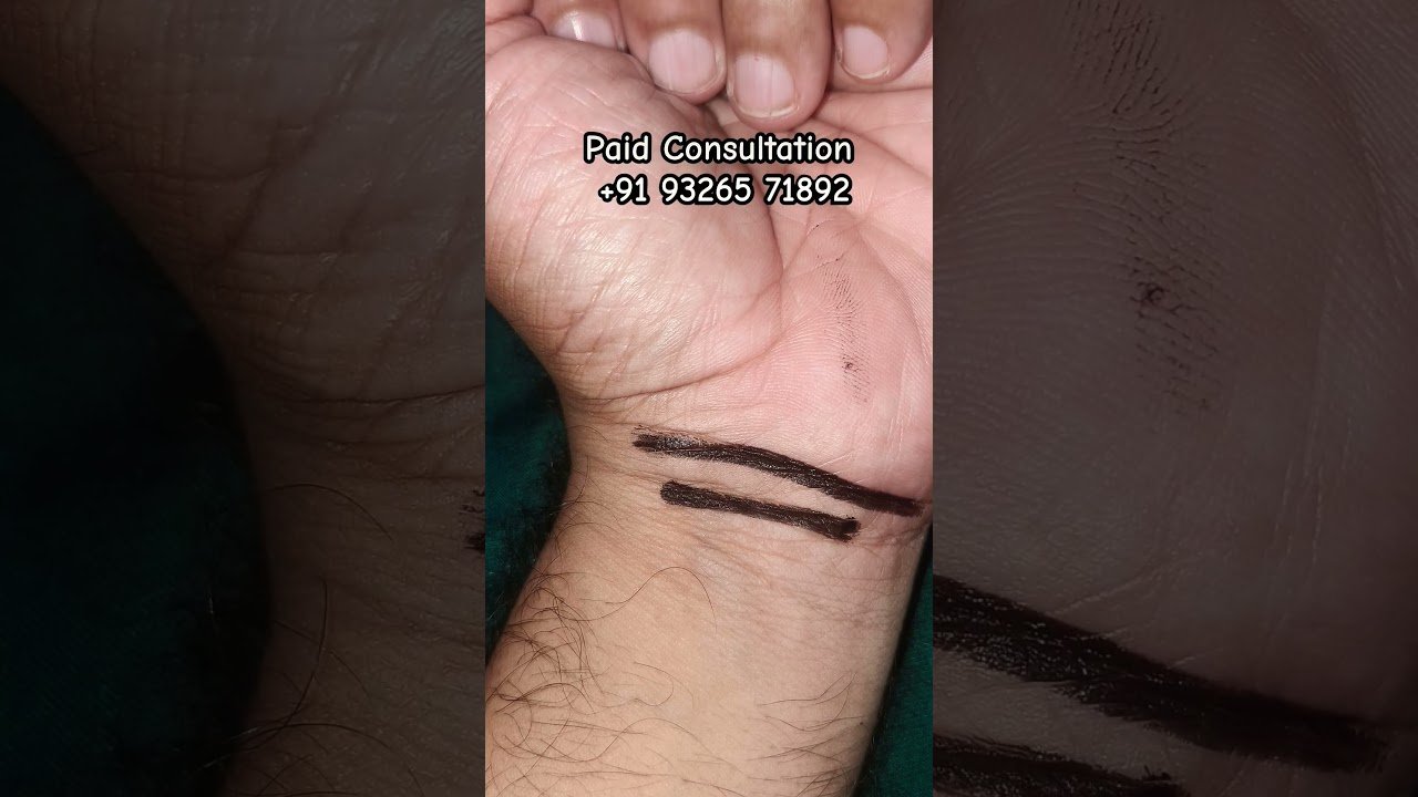 Leia mais sobre o artigo Two Lines on Wrist | Palmistry #astrology #jyotish #palmistry #trending #tarot