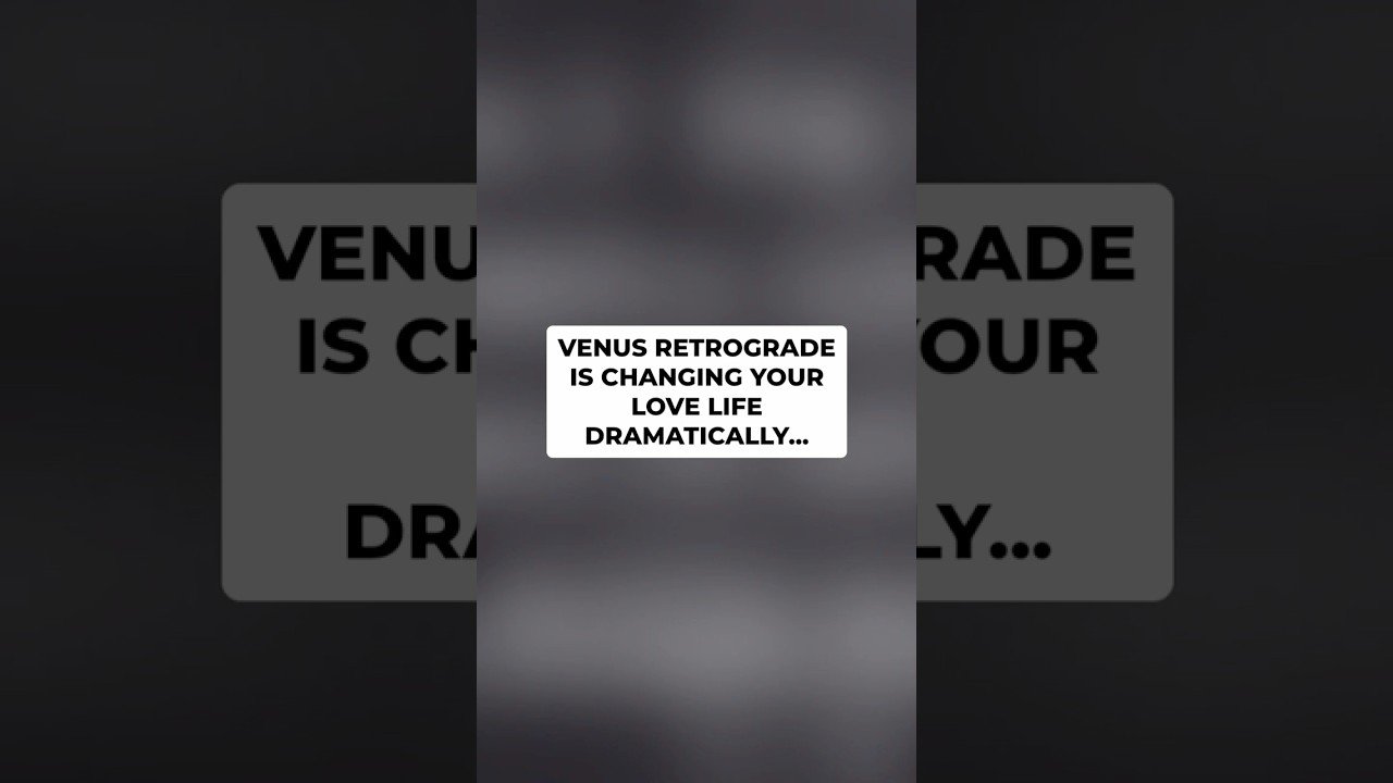 No momento, você está visualizando Venus Retrograde is Bringing THIS Into Your Life… #venusretrograde #venus #tarot #retrograde