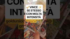 Leia mais sobre o artigo Vince se stesso con intensità ❤️ #shorts #tarocchi #tarot #goldunicornart