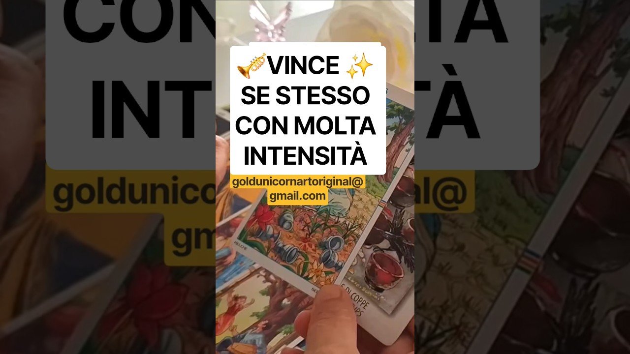 No momento, você está visualizando Vince se stesso con intensità ❤️ #shorts #tarocchi #tarot #goldunicornart