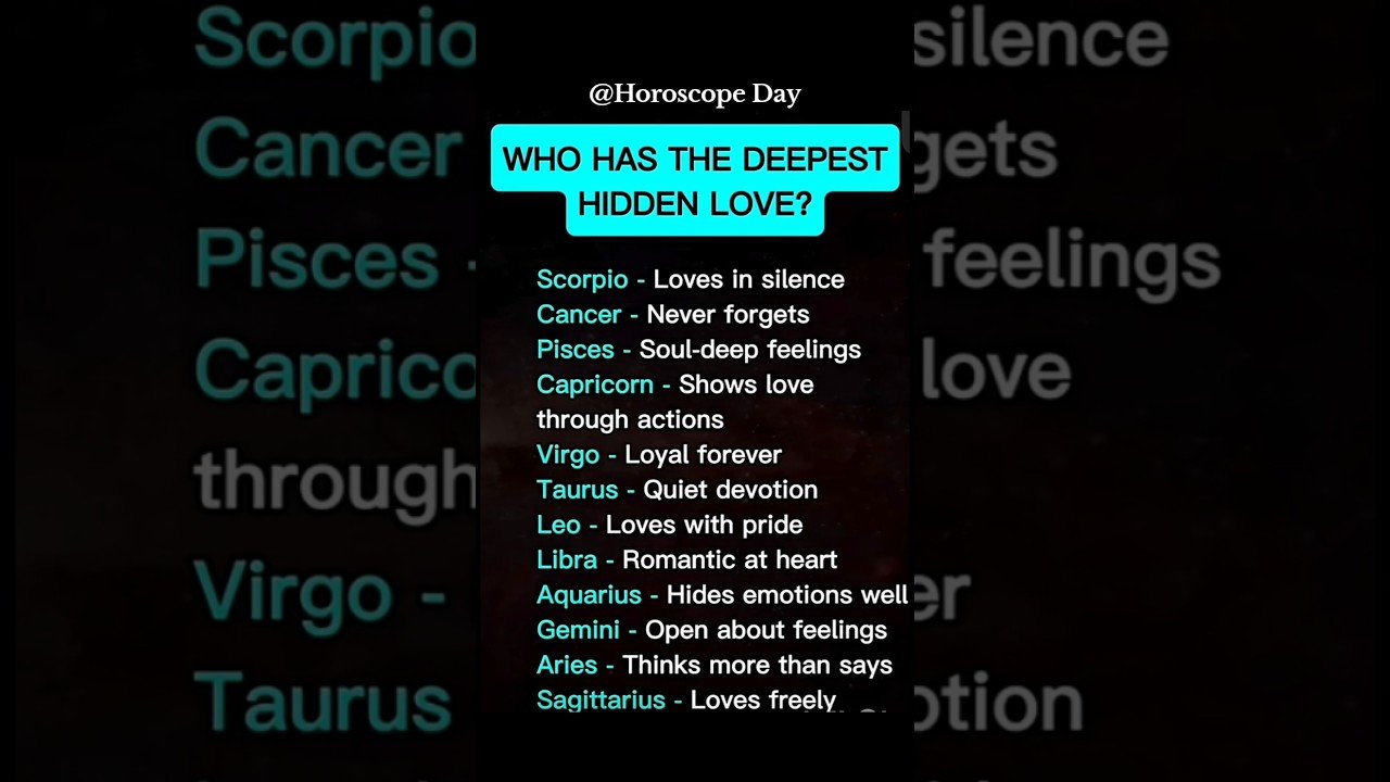 No momento, você está visualizando Who has the deepest Hidden Love ? #zodiac #zodiacsigns #astrology #horoscope #tarot